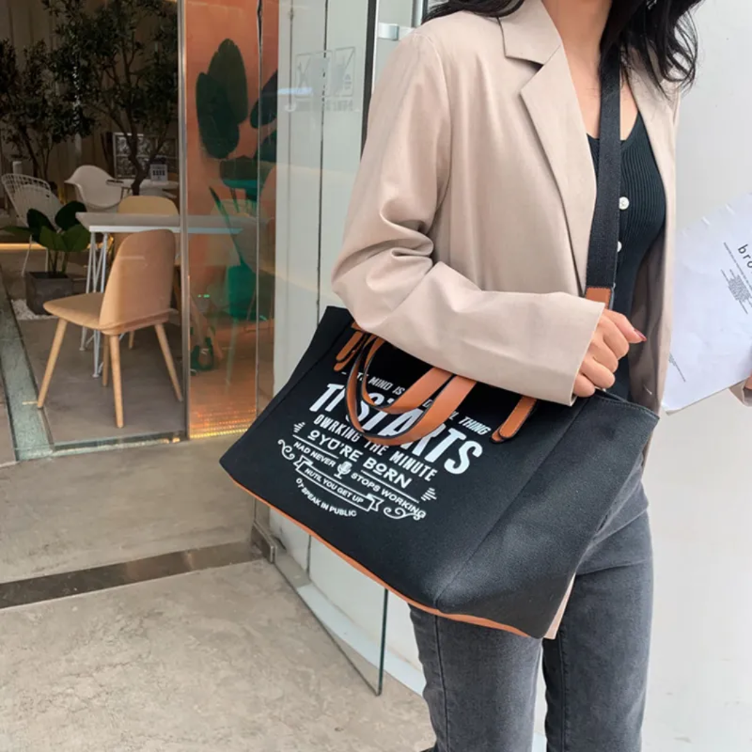 Lexie - Spacious Canvas Tote
