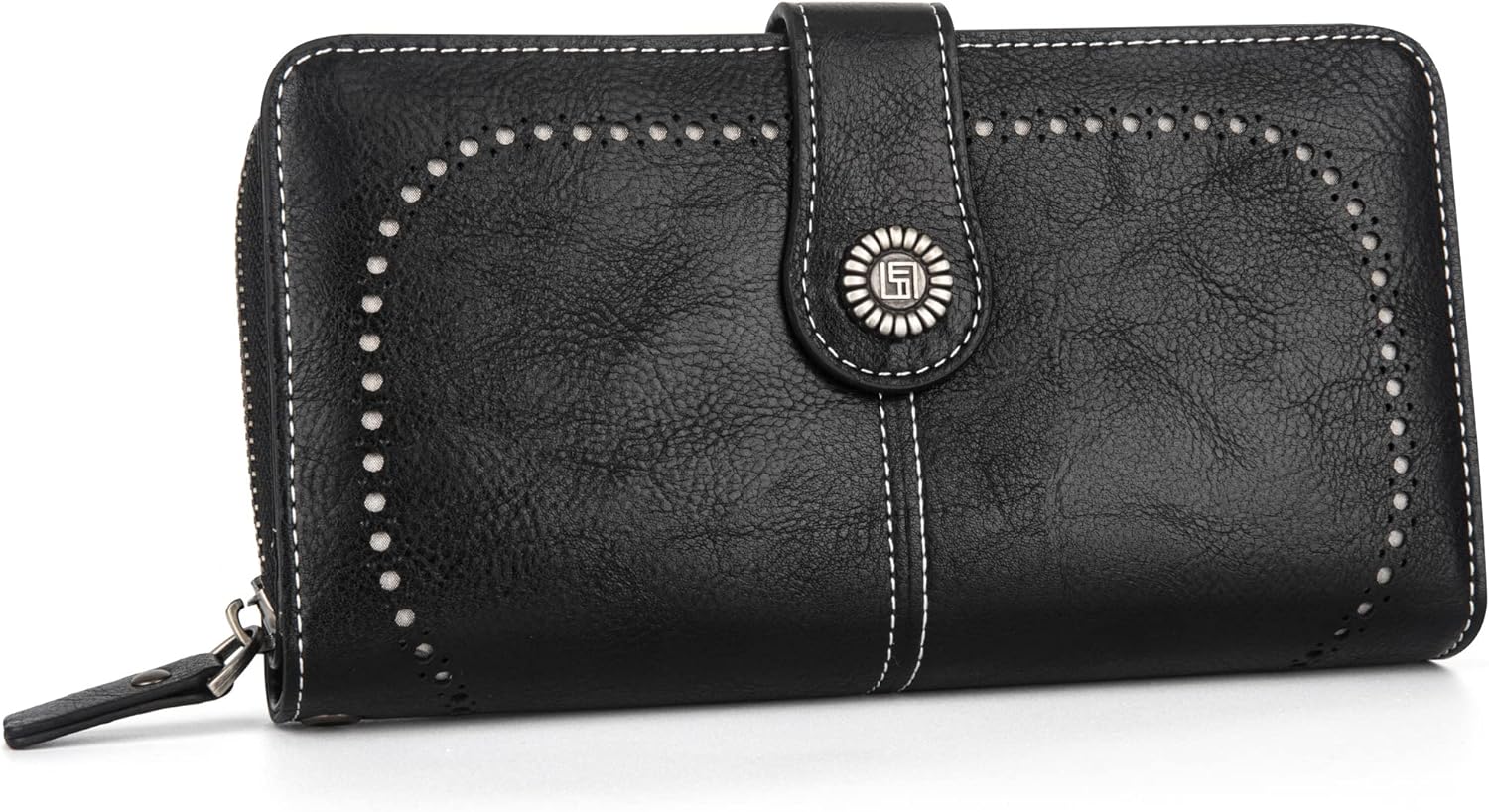 LeatherMax - RFID Leather Wallet with Wrist Strap