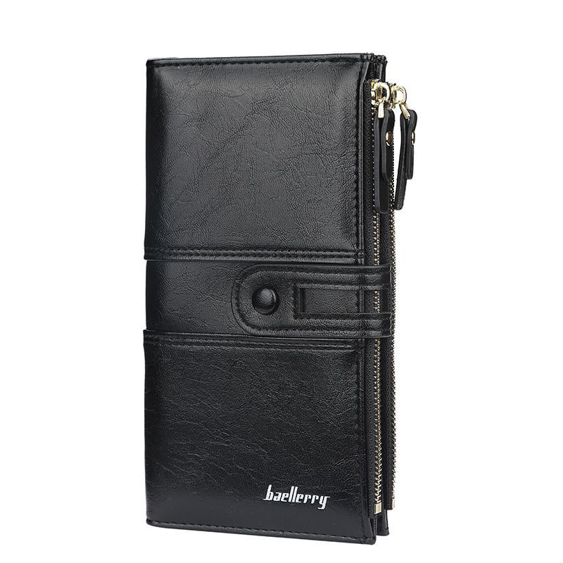 ClassicWallet - Double Zip PU Leather Wallet