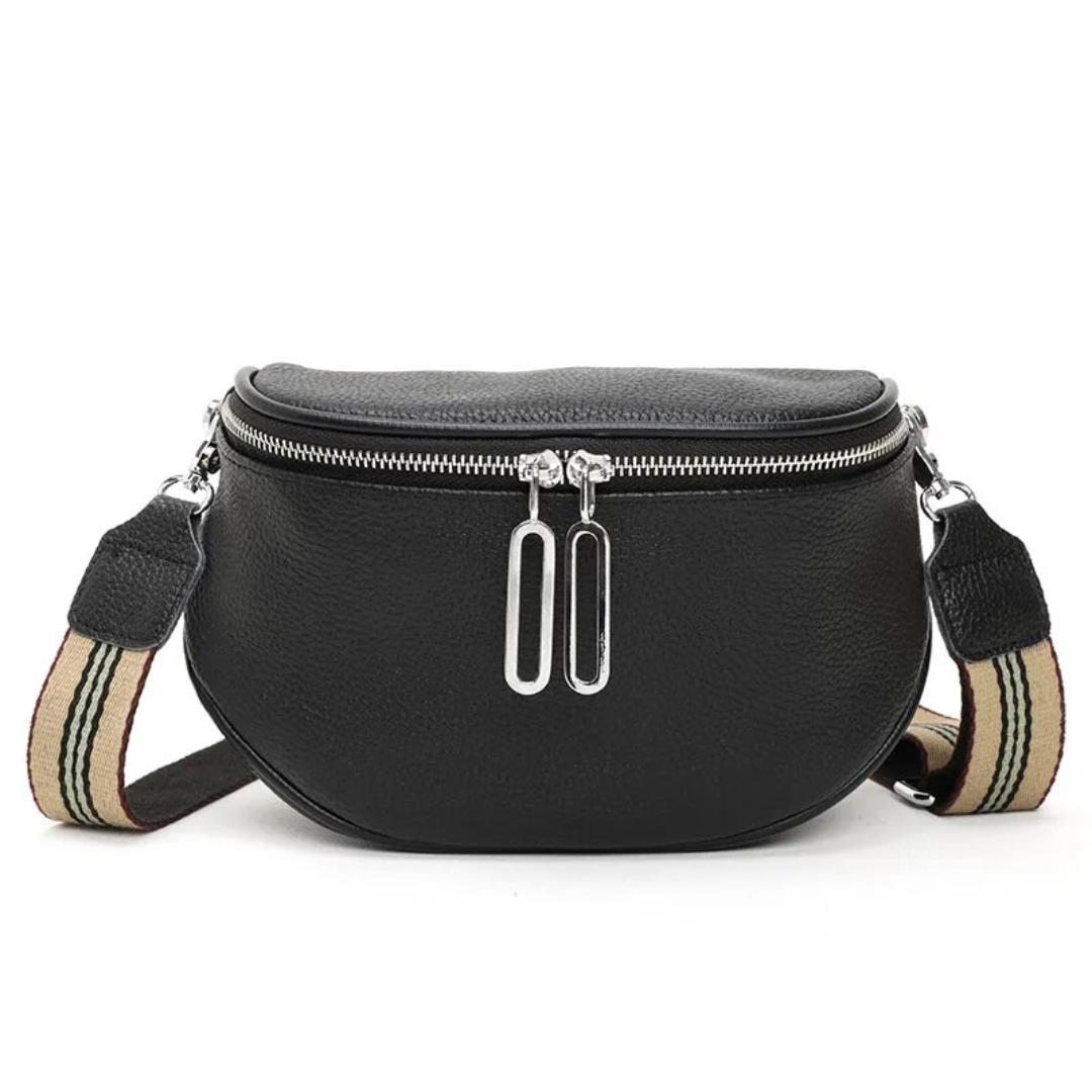 Lucy - Compact Leather Saddle Bag
