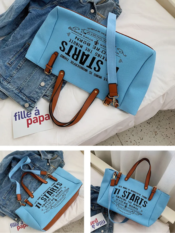 Lexie - Spacious Canvas Tote