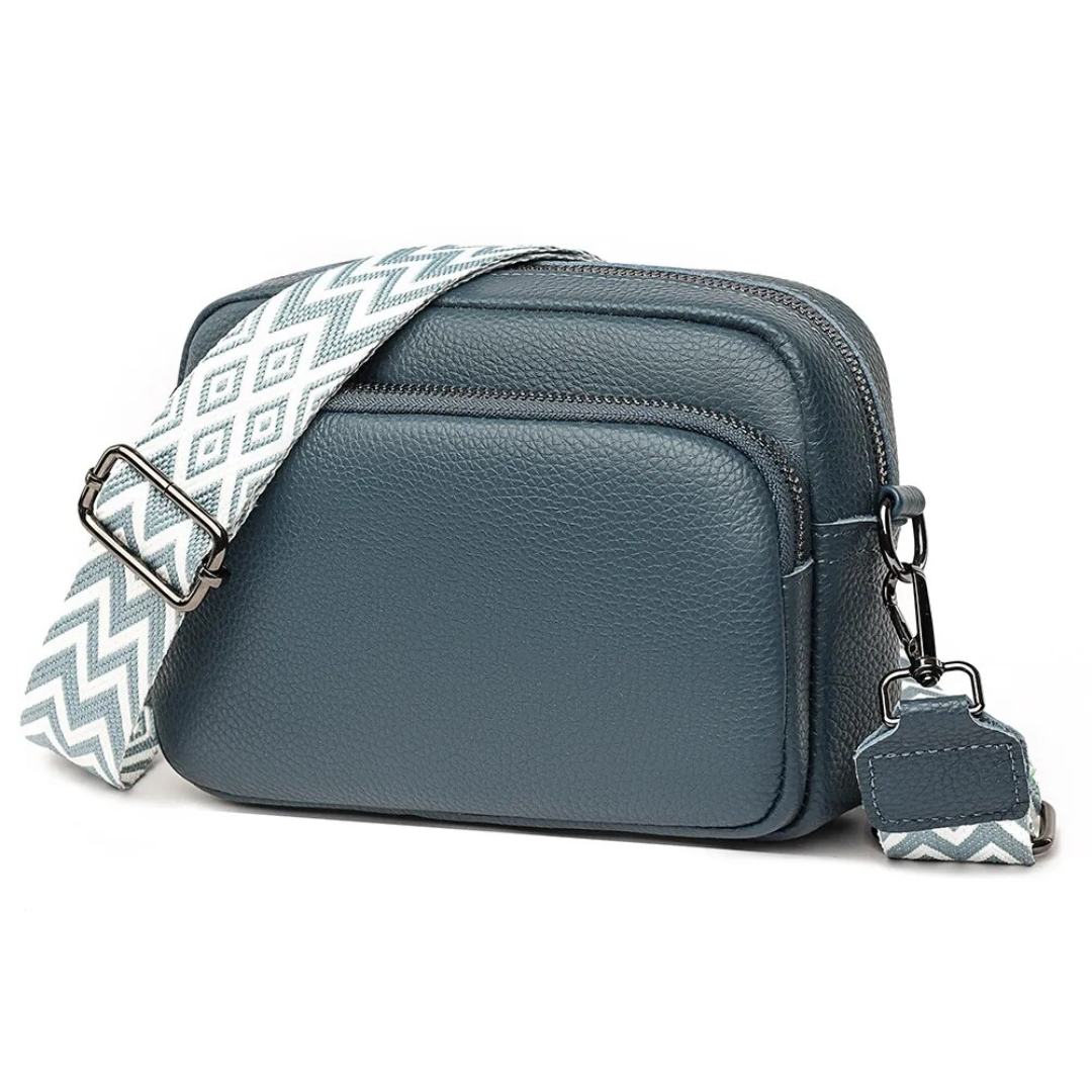 Carrie - Modern Leather Messenger Bag