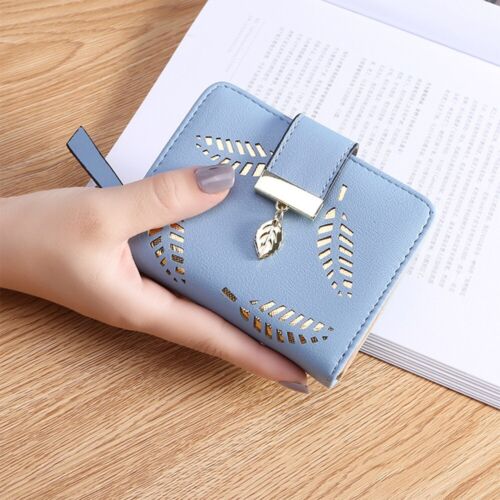 GoldenLeaf - Luxury Leather Wallet with Leaf Design