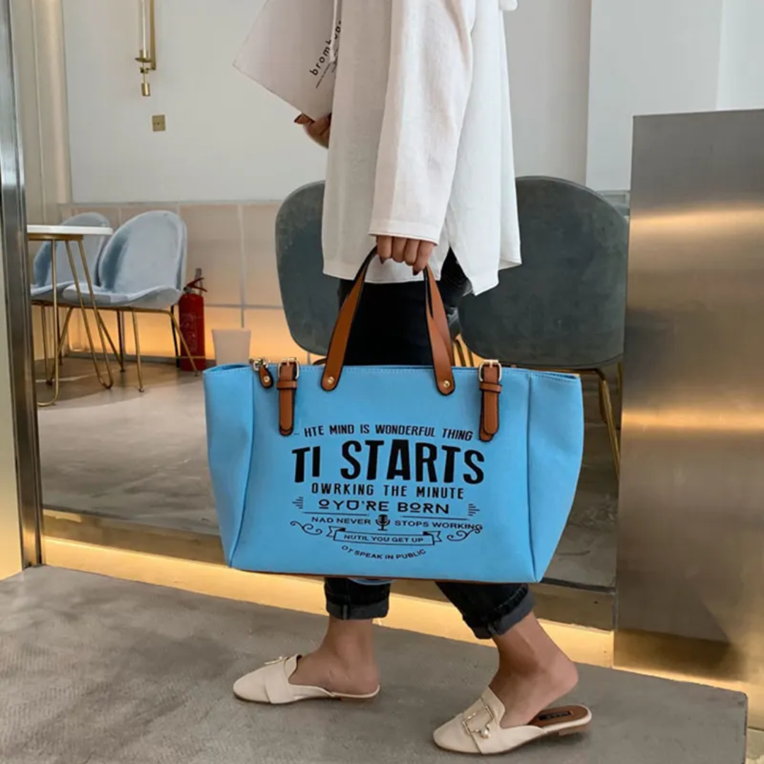 Lexie - Spacious Canvas Tote