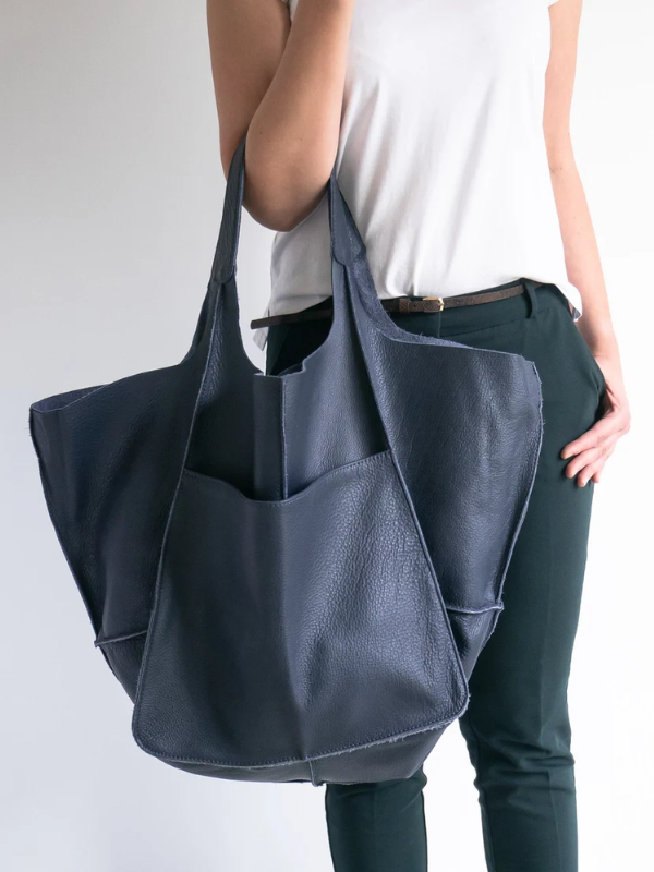 Maxine Tote - PU Leather Beach Bag