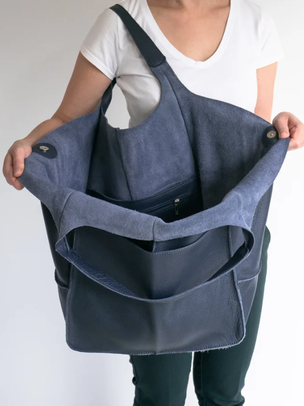 Maxine Tote - PU Leather Beach Bag