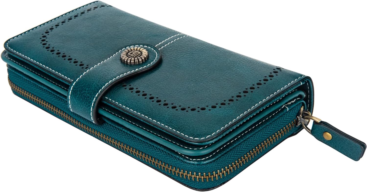 LeatherMax - RFID Leather Wallet with Wrist Strap
