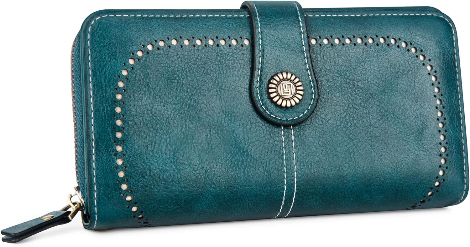 LeatherMax - RFID Leather Wallet with Wrist Strap