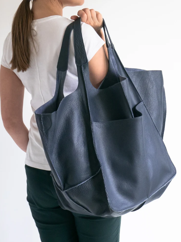 Maxine Tote - PU Leather Beach Bag