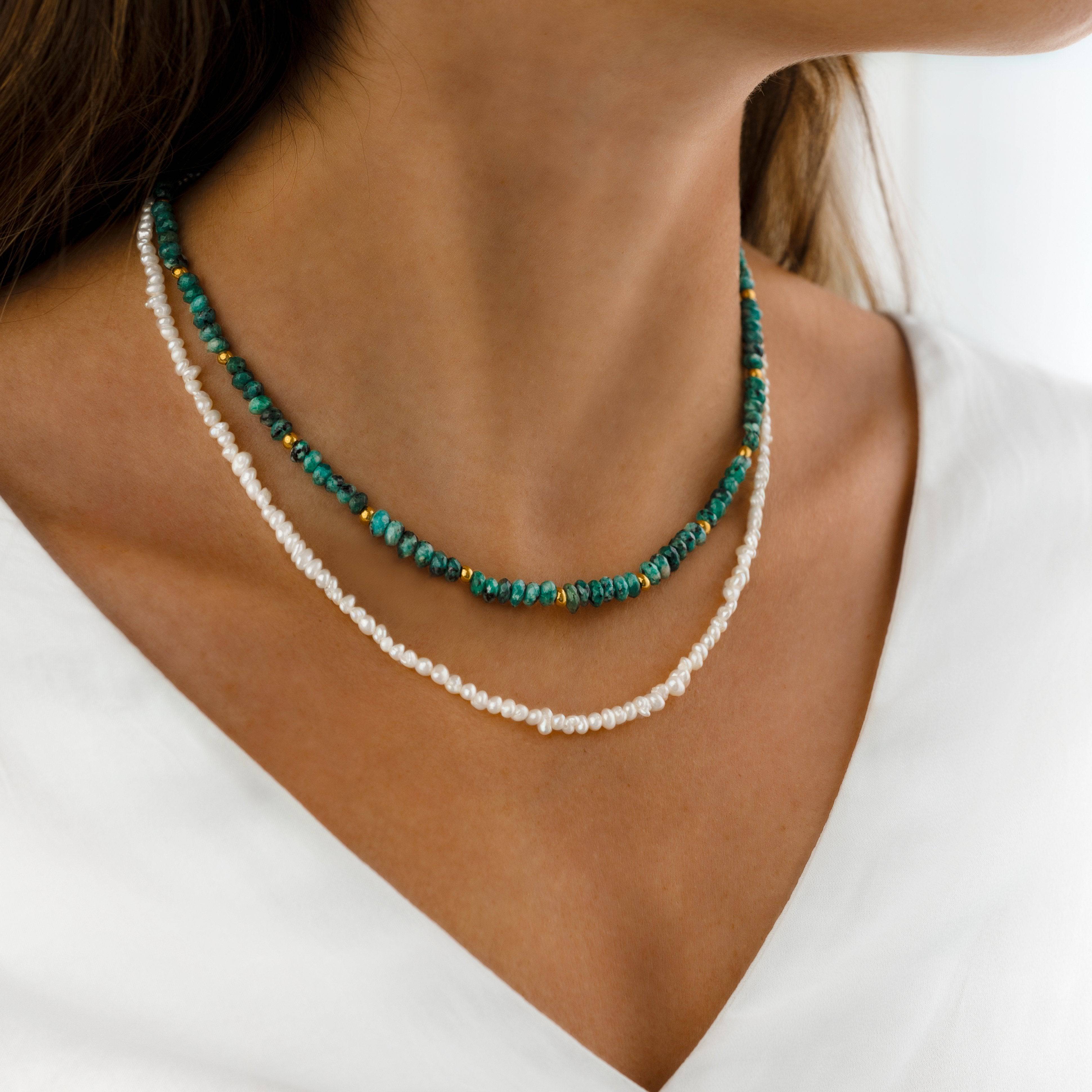 Maya Jade Necklace — Natural Stone