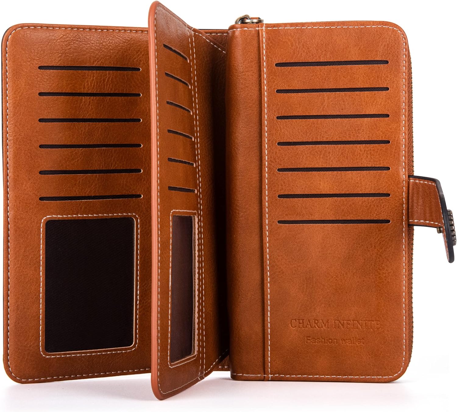 LeatherMax - RFID Leather Wallet with Wrist Strap