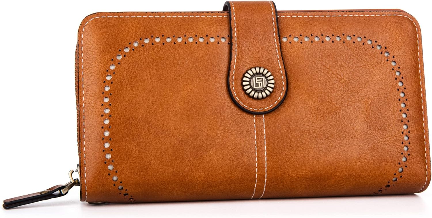 LeatherMax - RFID Leather Wallet with Wrist Strap