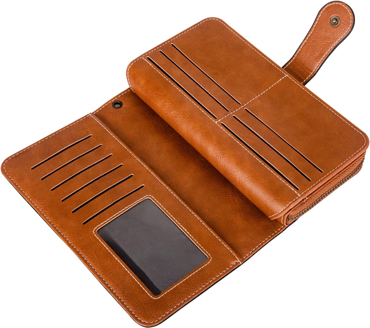 LeatherMax - RFID Leather Wallet with Wrist Strap