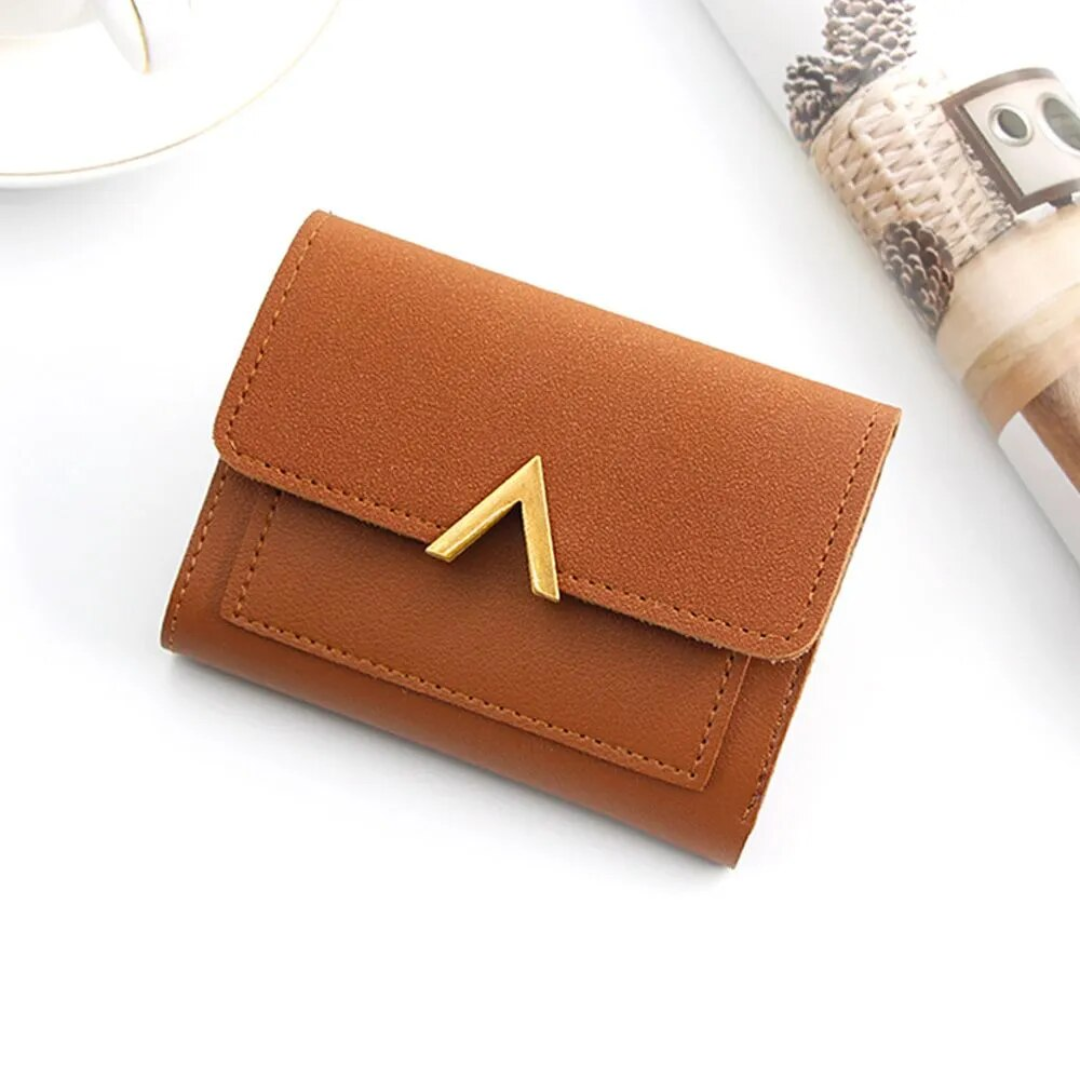 VelvetCoin Wallet - Compact Leather Coin Wallet for Women