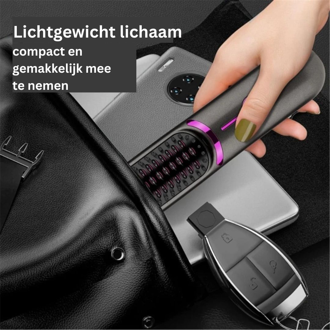 SleekStyle - 3-in-1 Heated Styling Brush