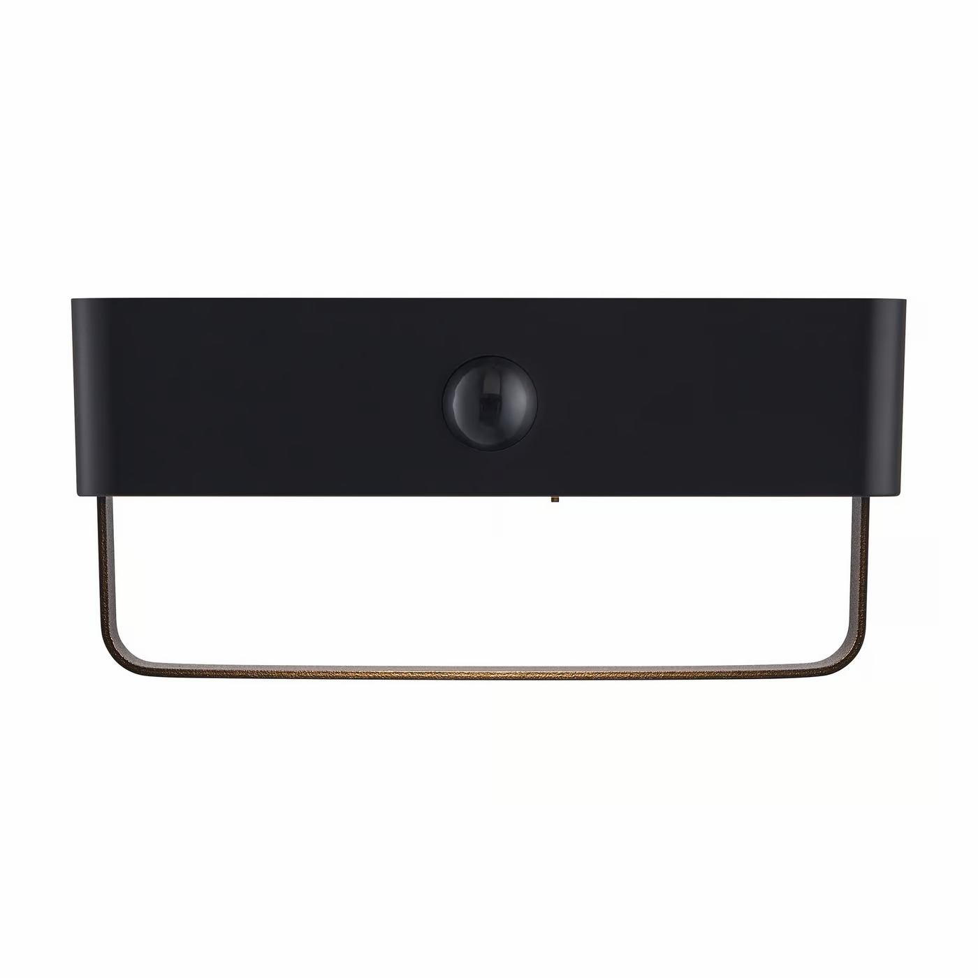SolarGlow Light - Black Rechargeable LED Outdoor Wall Lamp