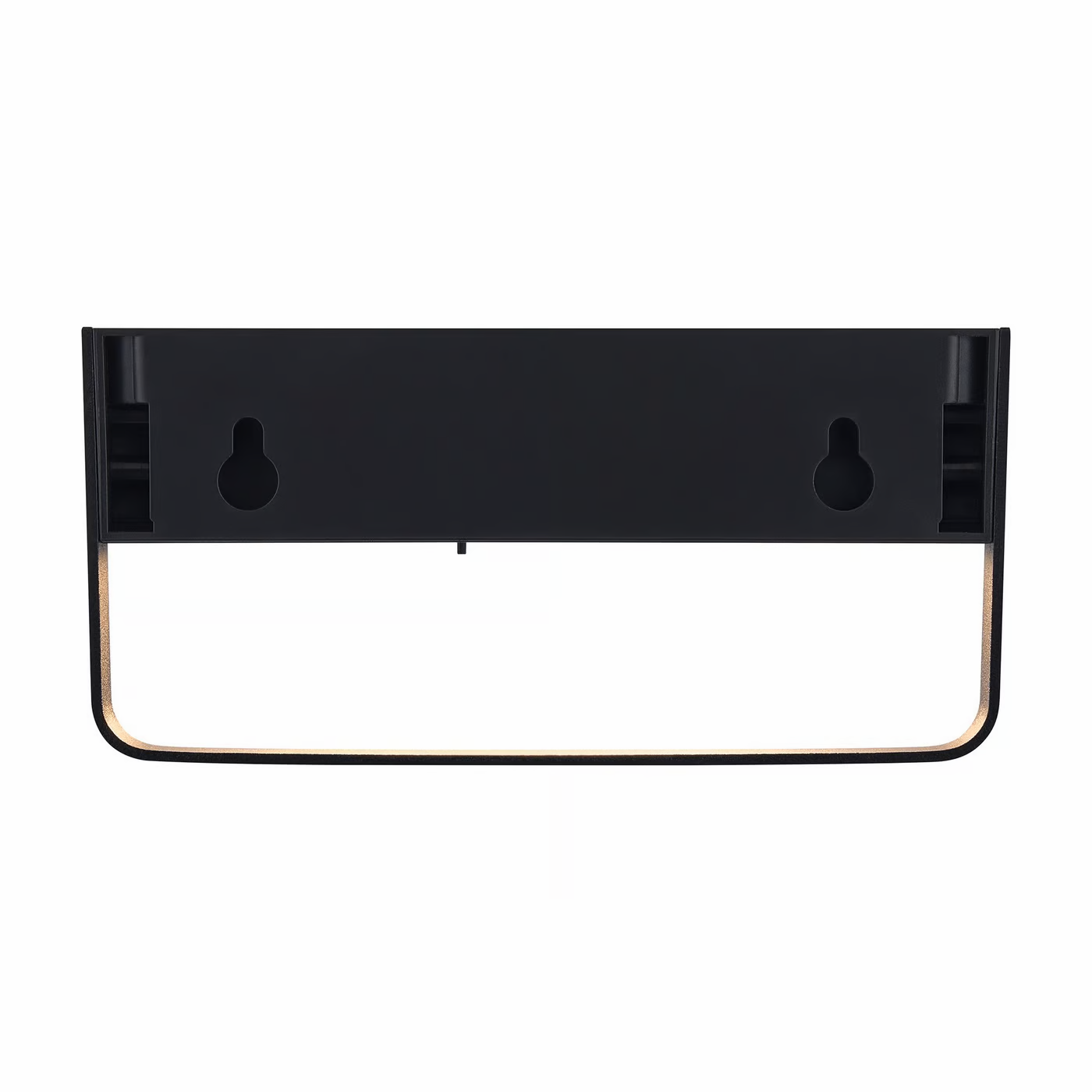 SolarGlow Light - Black Rechargeable LED Outdoor Wall Lamp