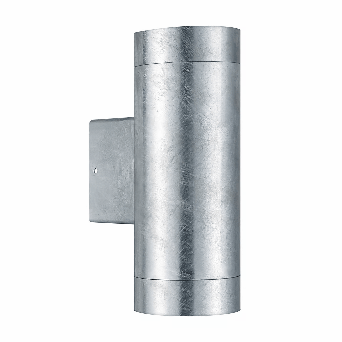 UrbanGlow Light - Sleek Silver Up-Down Outdoor Wall Lamp