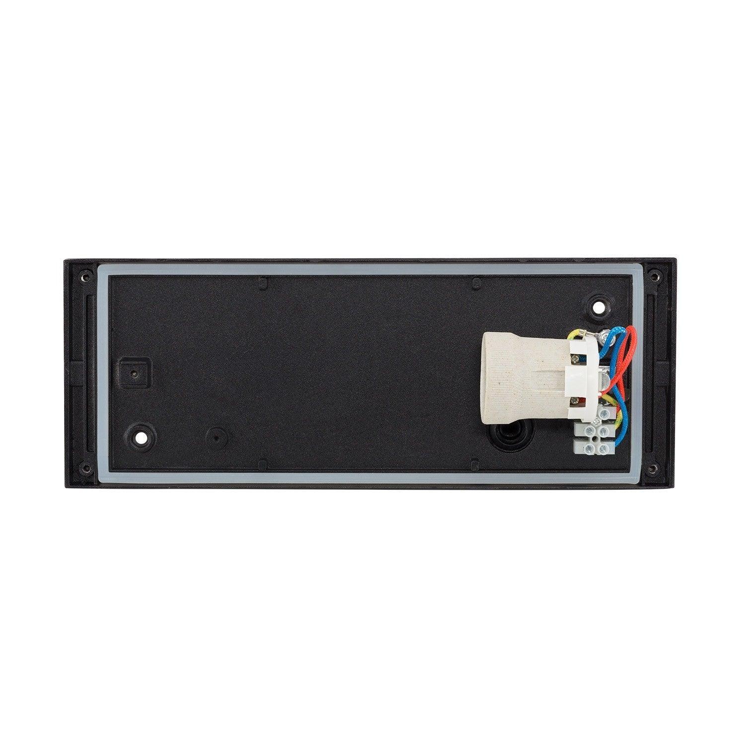 GardaOutdoor Light - Rugged Black IP54 Outdoor Wall Lamp