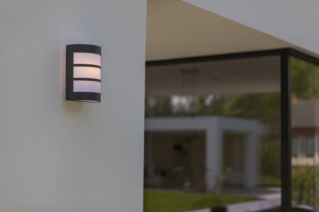 Nila Outdoor Light - Grey E27 Outdoor Wall Light