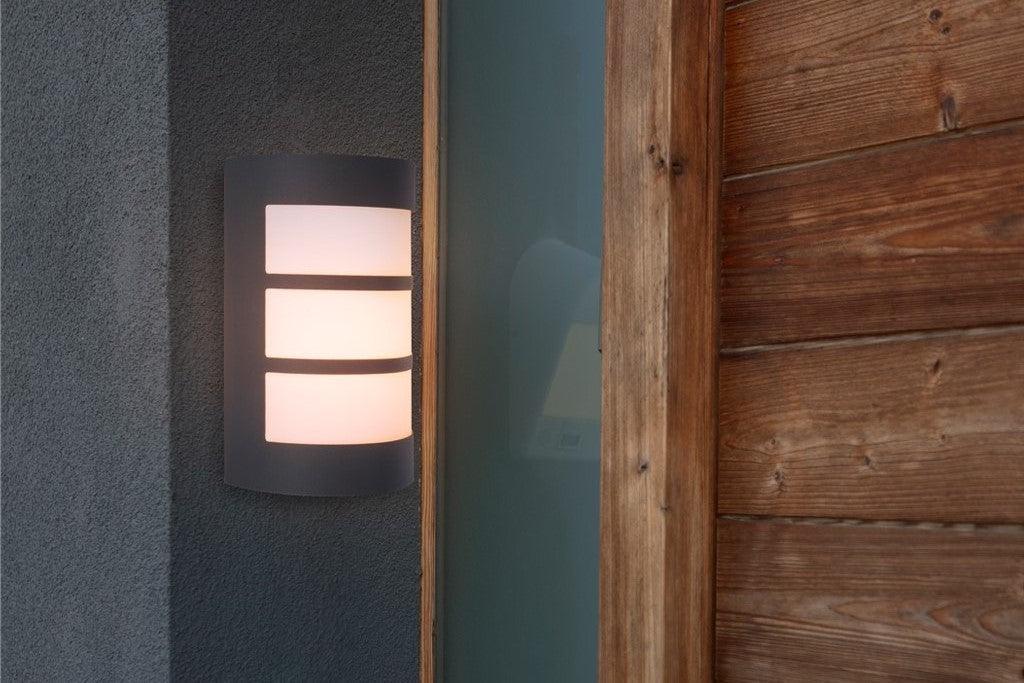 Nila Outdoor Light - Grey E27 Outdoor Wall Light