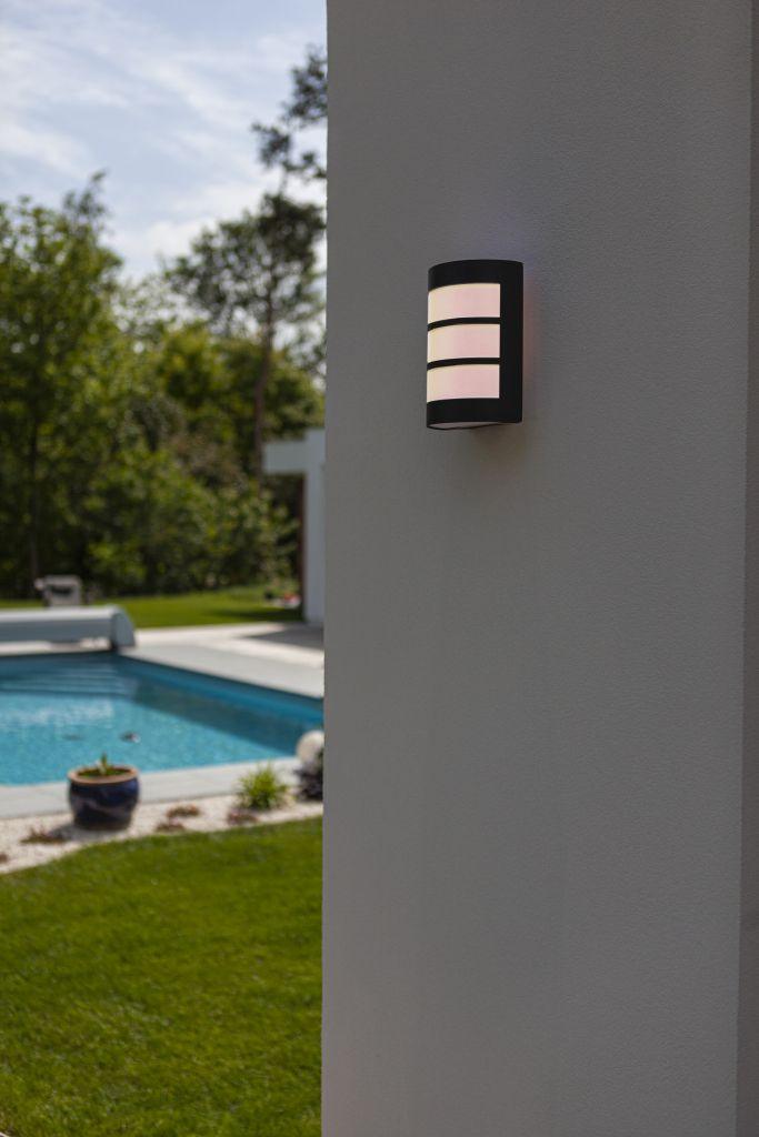 Nila Outdoor Light - Grey E27 Outdoor Wall Light