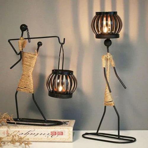 VintageMan - Retro Elegant Candle Holder