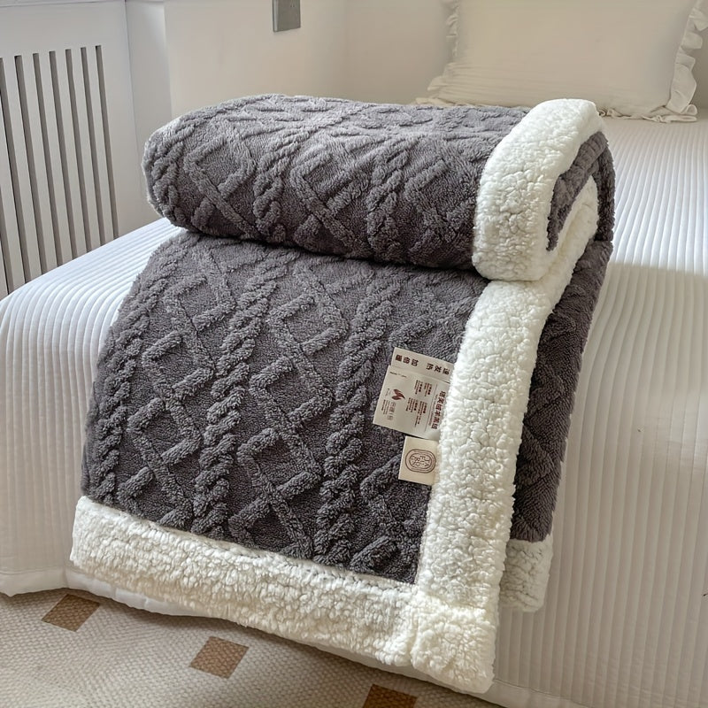 Reversible Fleece Blanket - Cozy Warm Comfort