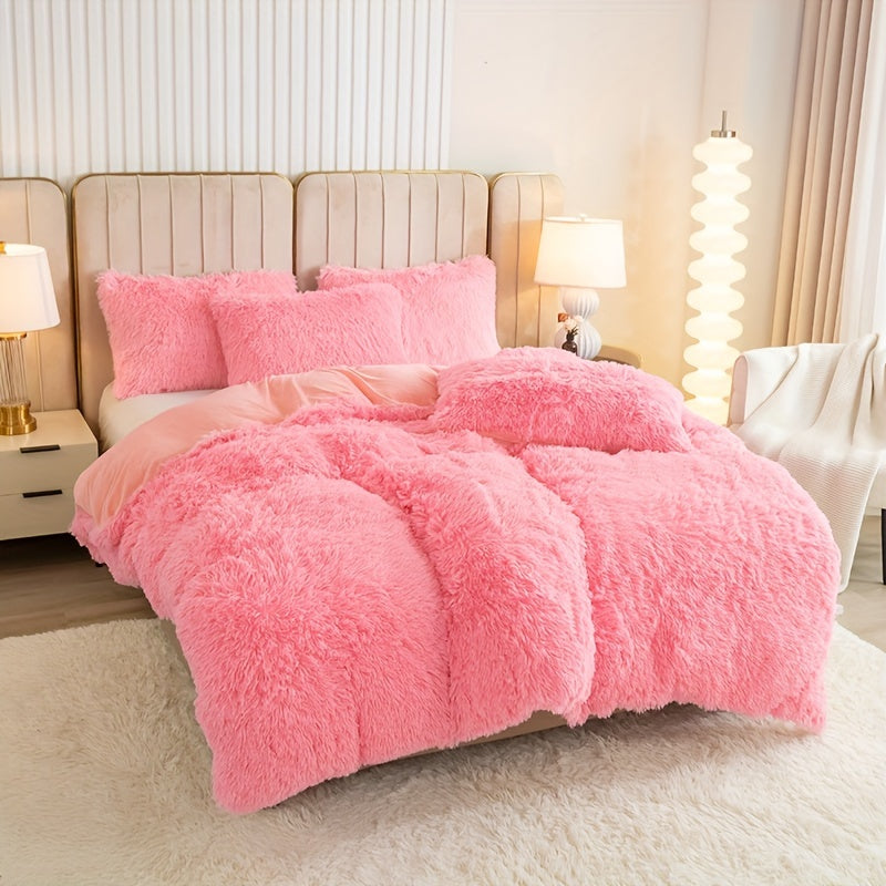 Ultra-Soft Plush Duvet Cover Set - Zipped