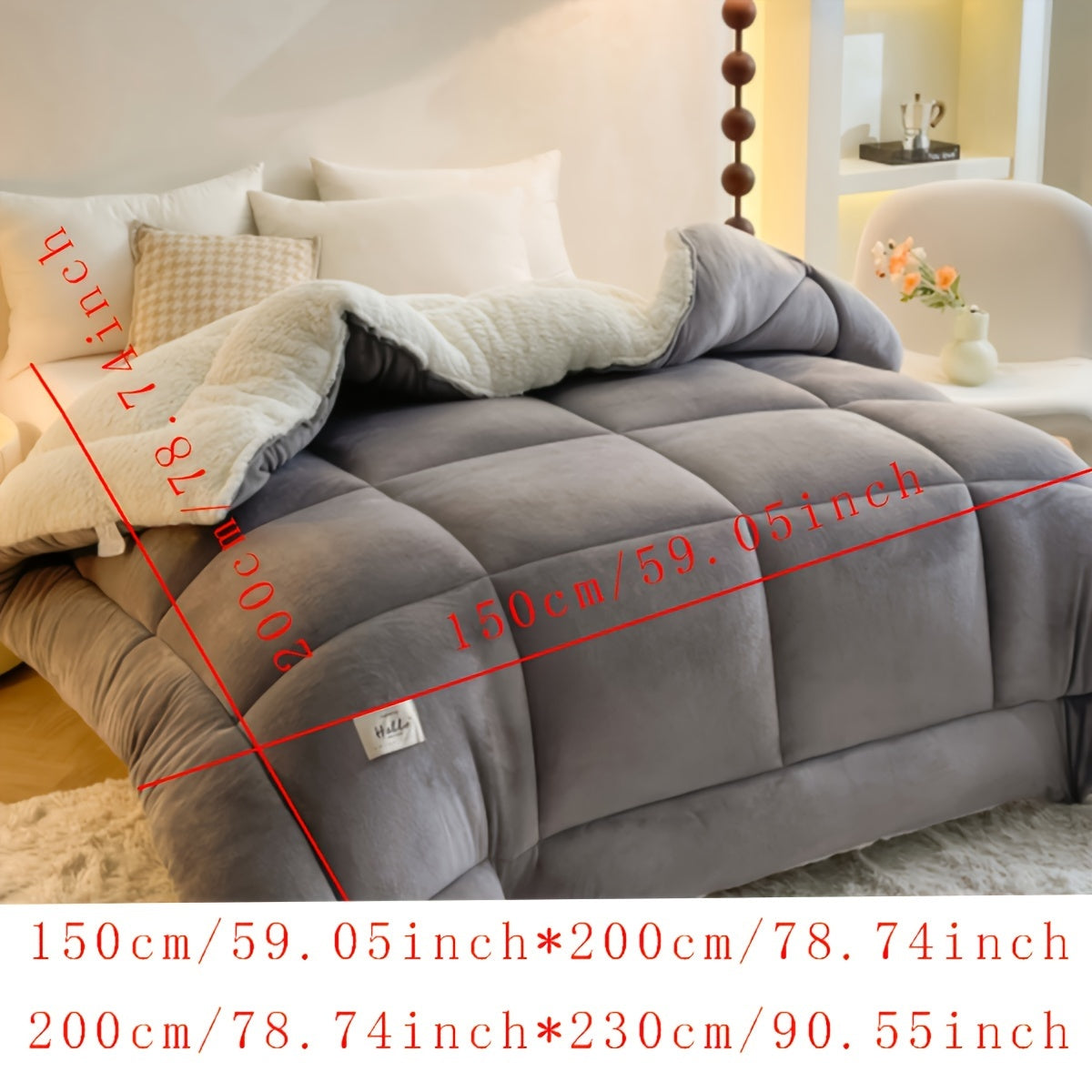 Cabin Sherpa Fleece Comforter - Cozy Warm
