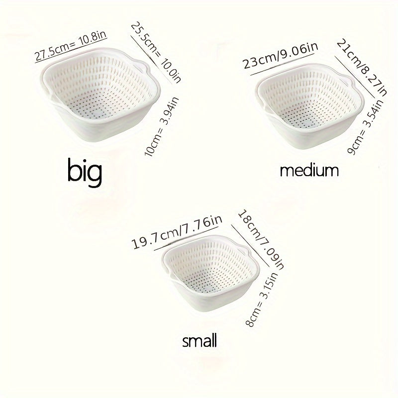 Jamera – Double-Layer Strainer Set of 3