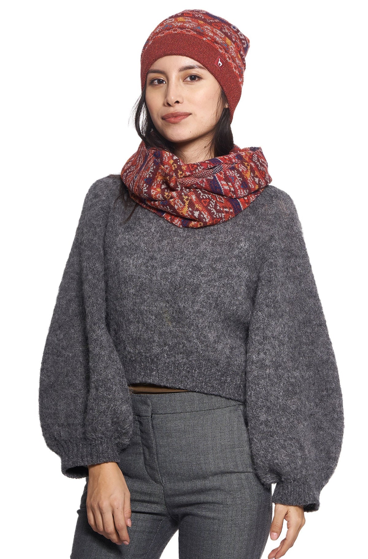 AlpacaFit Beanie – Luxe Jacquard Wool Beanie