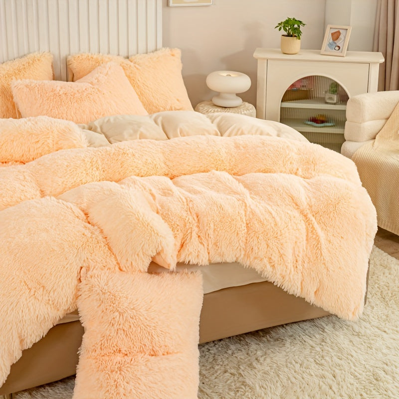 Ultra-Soft Plush Duvet Cover Set - Zipped