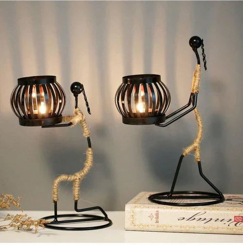 VintageMan - Retro Elegant Candle Holder