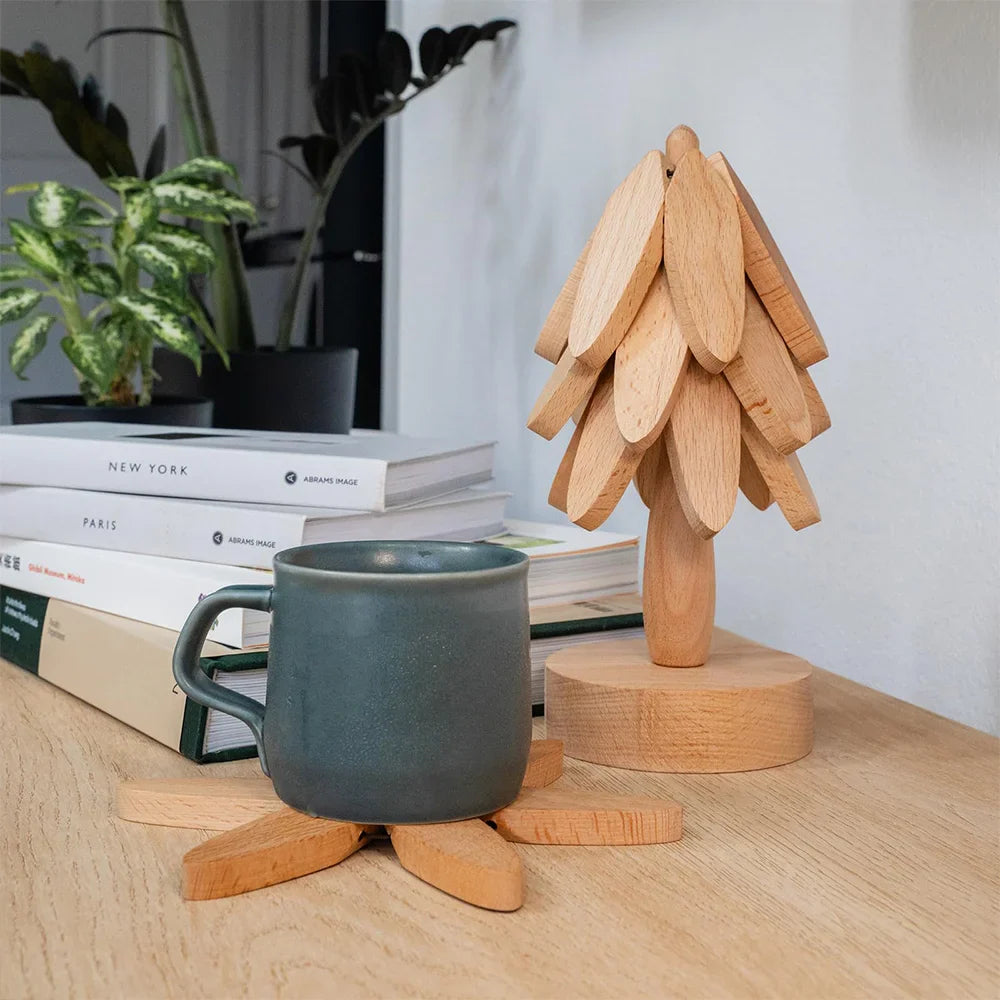 Wooden Coasters - Handcrafted Drink Coaster Set
