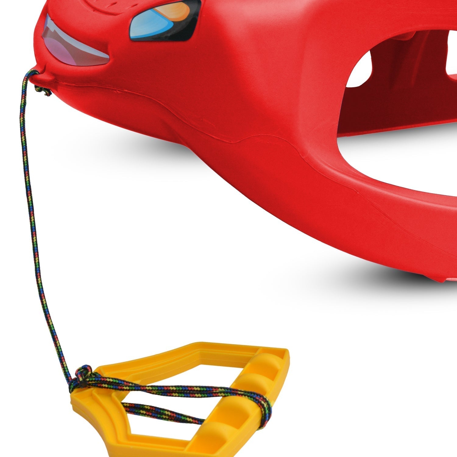 SnowGlide Sled – Lightweight Red Kids Snow Sled
