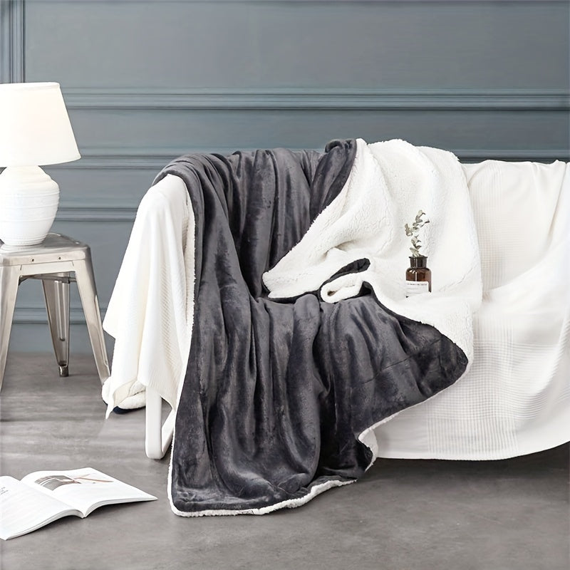 Chic Sherpa Fleece Blanket - Optimal Comfort