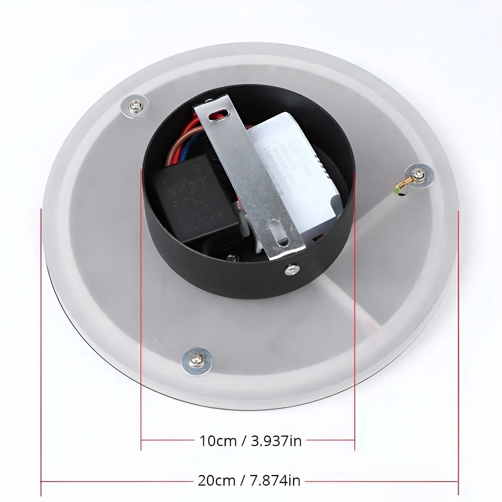 Acrylic LED Wall Lamp - Touch-Control Sconce