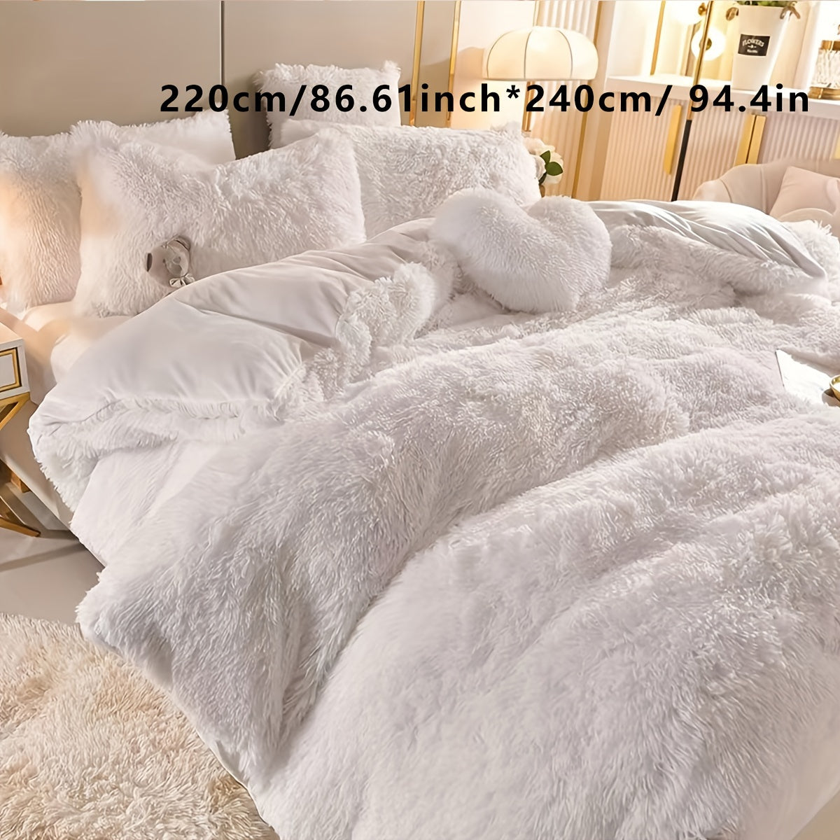 Luxe Velvet Duvet Cover Set - Soft Comfort