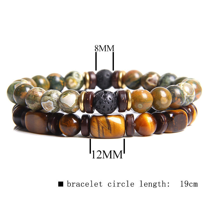 Naya - African Turquoise & Tiger Eye Bracelet for Women