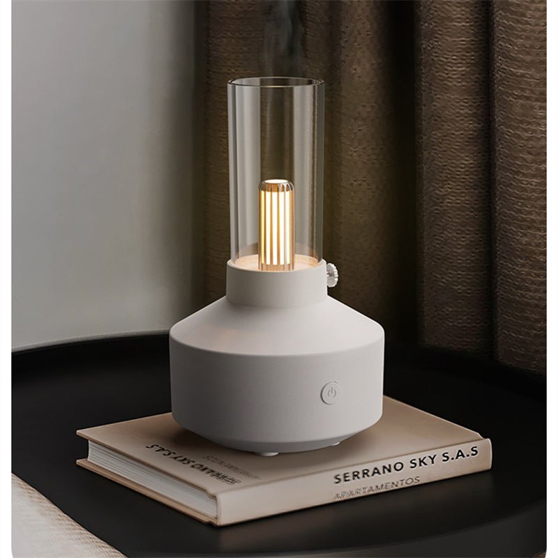 GlowMist - Aromatherapy Diffuser with Flame Night Light