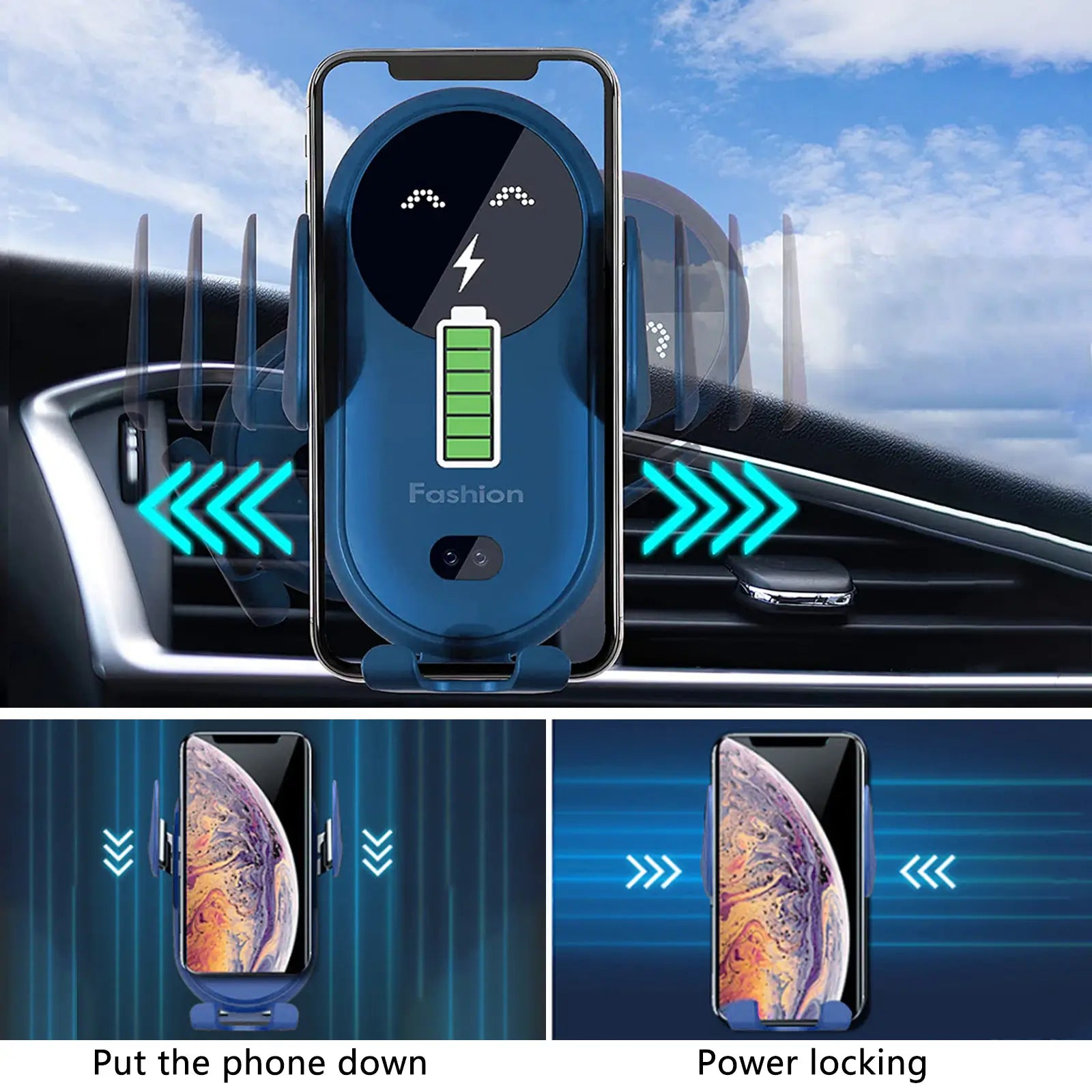 Charger Pro - Wireless Car Charger & Phone Mount