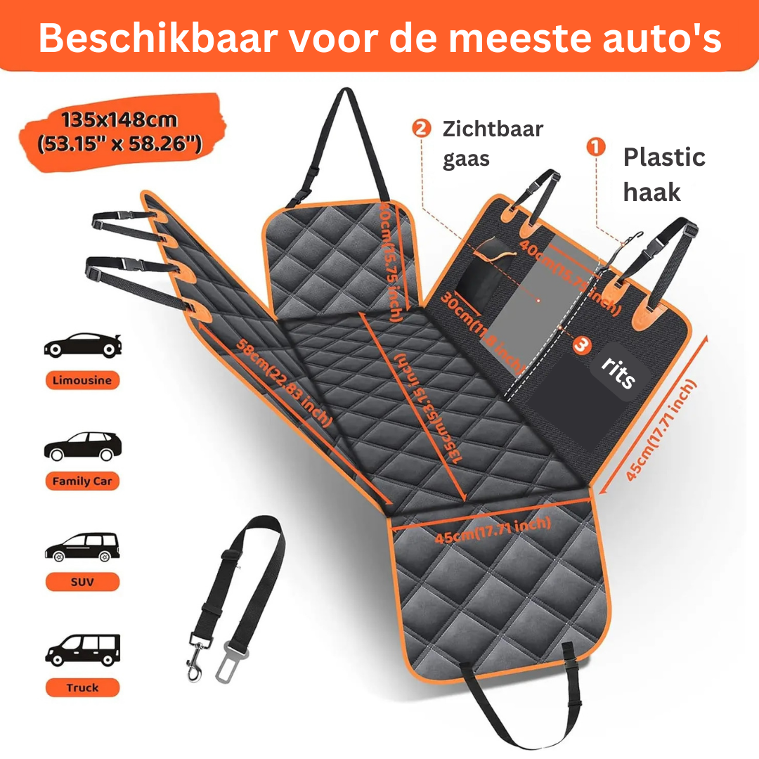TravelGuard Protector - Waterproof Dog Car Seat Cover