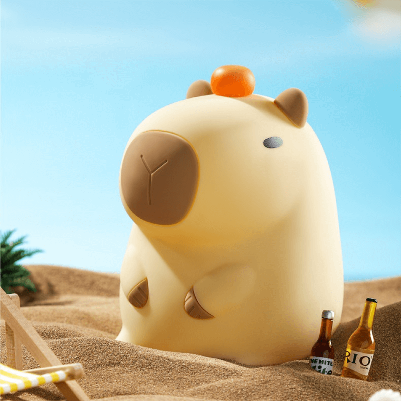 Capybara Night Light - Calming Kids Sleep Lamp
