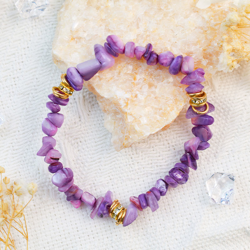 Natural Stone - Crystal Bead Bracelet