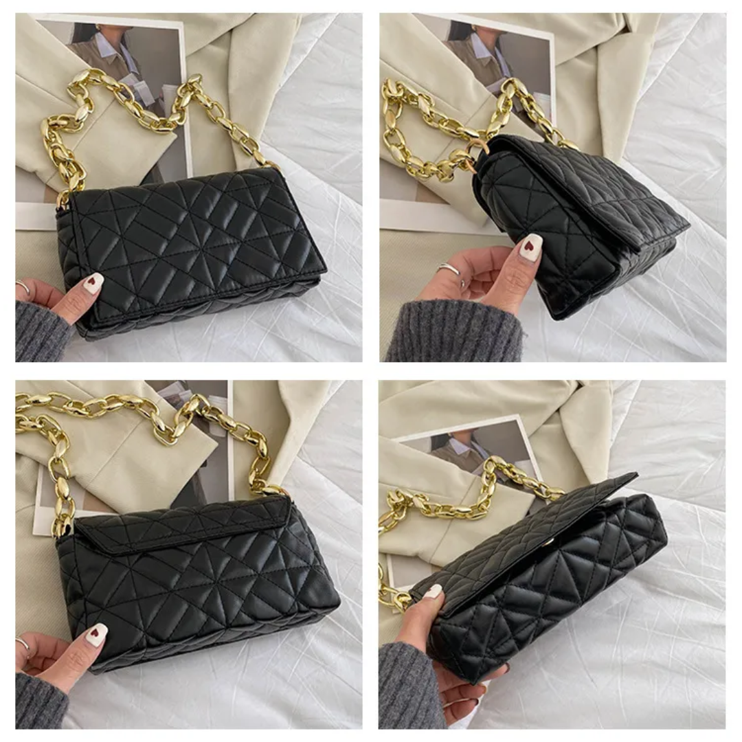 ChariceBag - Jacquard Flap Handbag