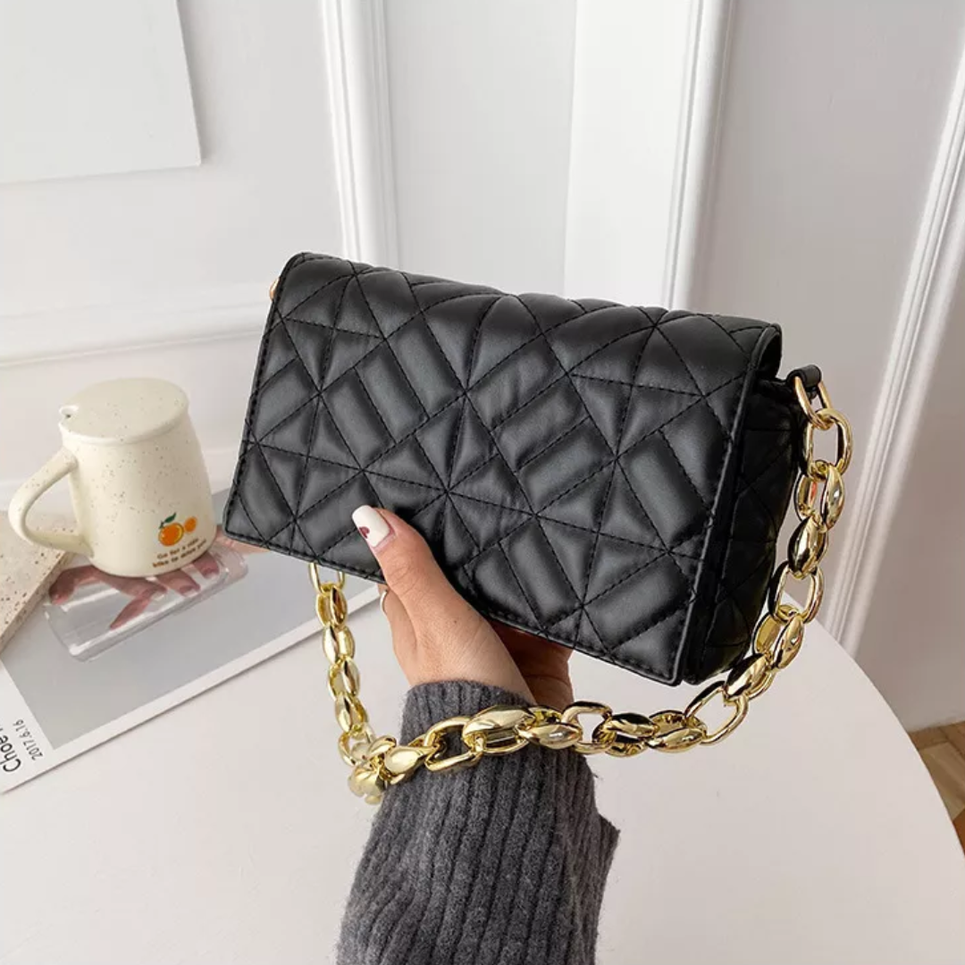 ChariceBag - Jacquard Flap Handbag