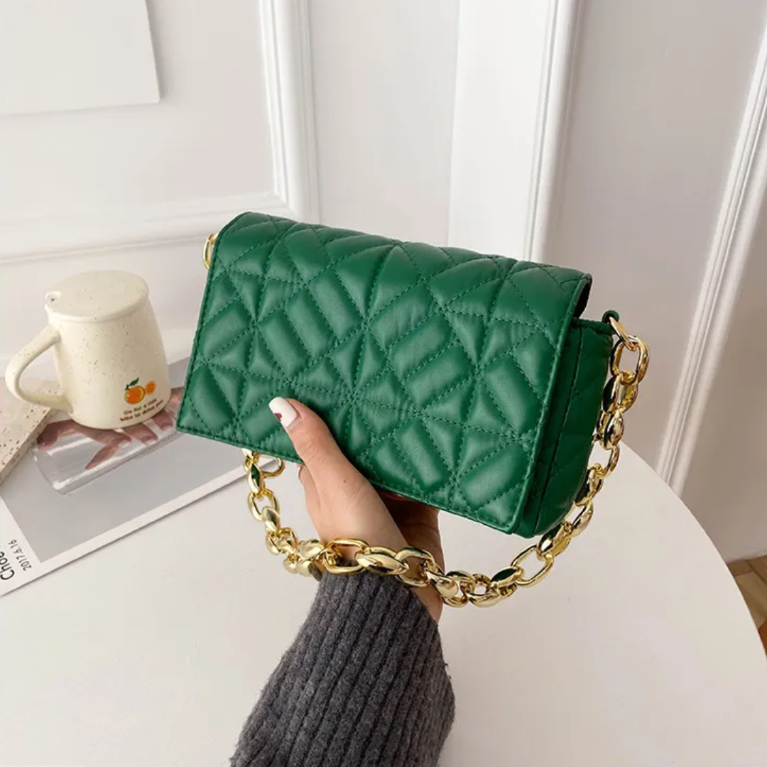 ChariceBag - Jacquard Flap Handbag