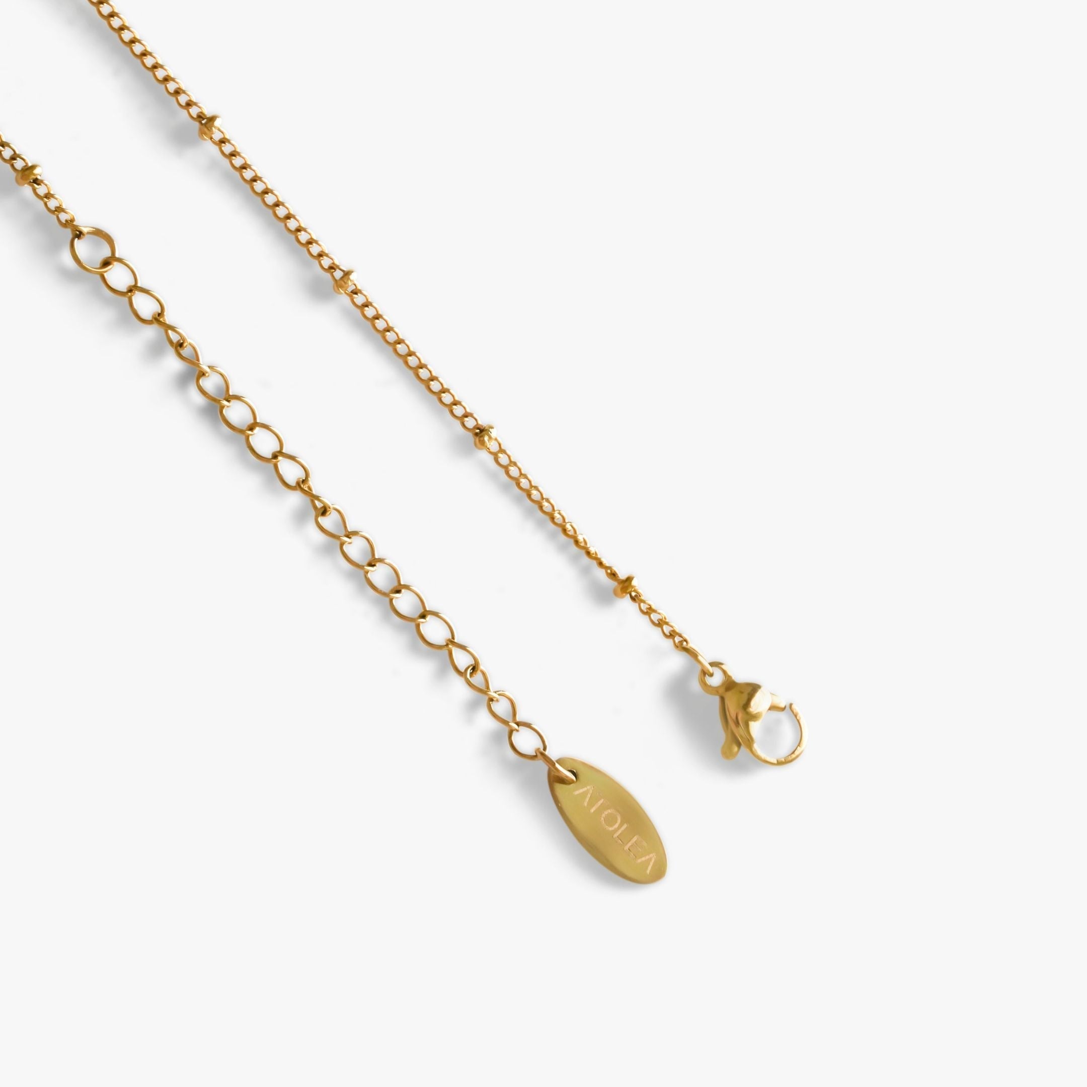 Anisa Baroque Pearl Pendant Necklace - Gold Accents