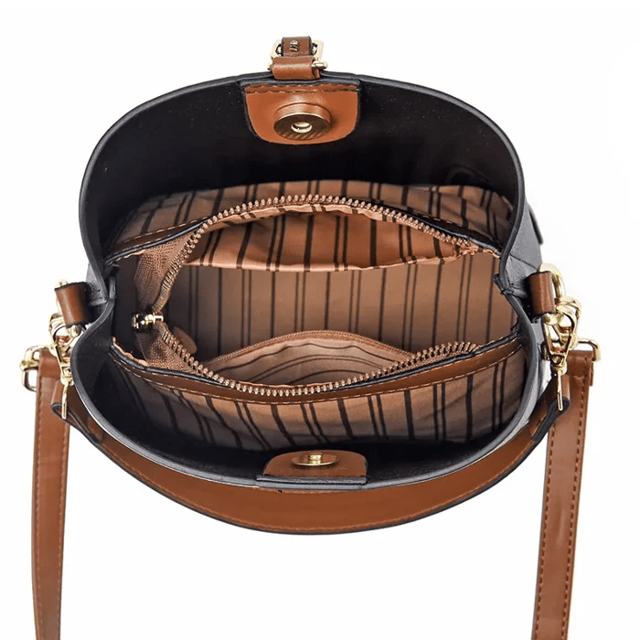 LuxeCarry - Elegant Roomy Leather Shoulder Bag
